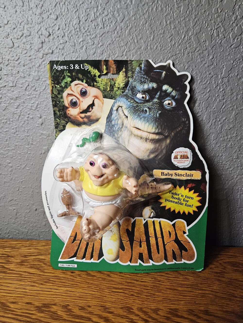 Hasbro Dinosaurs Baby Sinclair Action Figure 1991